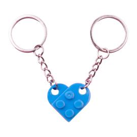 Ensemble porte-clés coeur pour couples, porte-clés brique coeur pour petit  ami petite amie, 2 711181088472