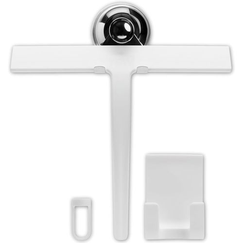Ensemble De Raclettes De 22,9 Cm Avec Support Mural, Ventouse Et Crochet, Raclette De Nettoyage Pour Portes De Douche, Fentres, Portes En Verre, Salles De Bains, Miroirs, Pare-Bri[Rac62410664]