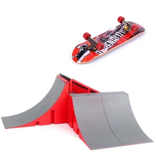 Ensemble De Rampes De Skateboard  Doigts, Kit De Parc Avec 1 Doigt, Mini Scooter Jouet Pour Enfants, Cadeaux