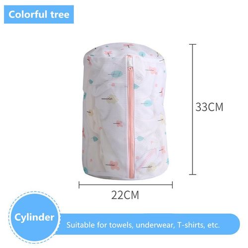 Ensemble de sacs  linge College mignons pour machine  laver,rangement pour vtements sales,soutien-gorge,sous-vtements,neuf,6 pices - Type Cylinder 22x33cm-4-pieces