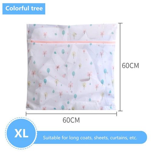 Ensemble de sacs  linge College mignons pour machine  laver,rangement pour vtements sales,soutien-gorge,sous-vtements,neuf,6 pices - Type XL 60x60cm-4-pieces
