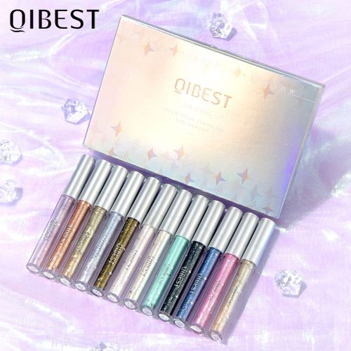 Ensemble De Stylos  Ombre  Paupires, Paillettes Scintillantes, Crayon Cosmtique, Eyeliner, Liquide  Schage Rapide, Autocollant Contour Des Yeux