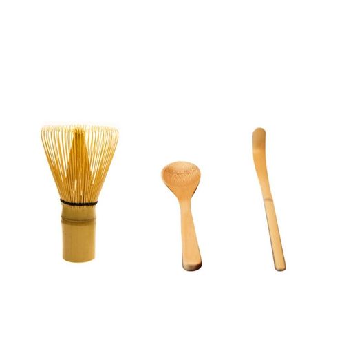 Ensemble De Th Japonais 3 Pices, Comprend Fouet En Bambou Matcha Cuillre  Th Traditionnelle, Th Vert En Poudre, Fouet Accessoires De Cuisine