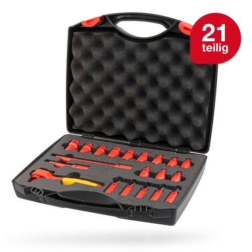 Ensemble De Touchet  Cliquet 1/4 X-Pc. Y Compris Une Valise