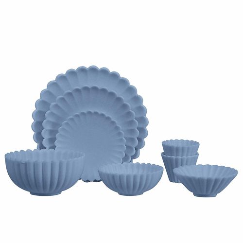 Ensemble De Vaisselle Miniature 8 Pices Pour Maisons De Poupes - Tasses, Assiettes Et Bols Miniatures - Jeu Cratif Et Prsentation - Ide Cadeau