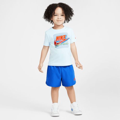 Ensemble Deux Pices Avec Short En Taffetas Nike Dri-Fit Ace Your Game Pour Enfant - Bleu - 7
