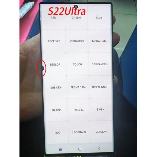 Ensemble cran Tactile Lcd Avec Point 100% Test Original Pour Samsung Galaxy S22 Ultra S22u S908 S908b