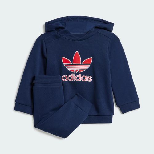 Ensemble Haut  Capuche Grand Logo Execution Adidas Originals Kpr26 - 3-6 Mois