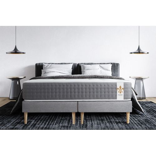 Ensemble Le Vingt-Six 180 X 200 Cm Double Sommiers Gris