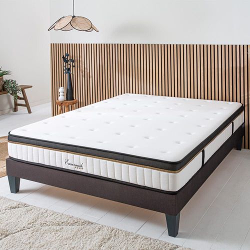 Ensemble Matelas  Mmoire De Forme Et Sommier En Kit 160x200