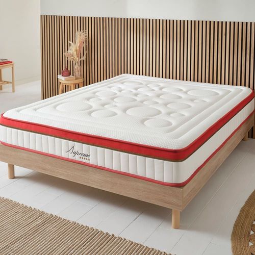 Ensemble Matelas  Mmoire De Forme Et Sommier En Kit Bois 140x200