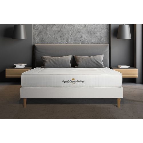 Ensemble Matelas A Memoire De Forme Nottingham 140x190 Sommier Kit Blanc