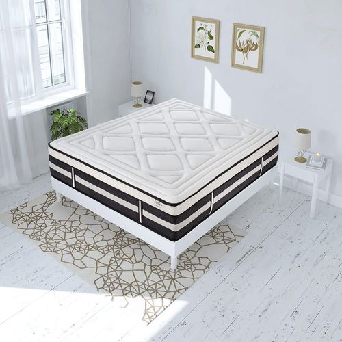 Ensemble Matelas Mmoire De Forme H28cm Et Sommier En Kit Bois 140x190
