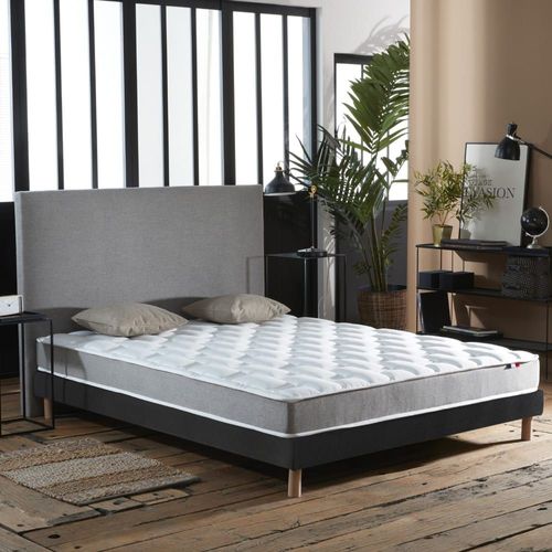 Ensemble Matelas Mmoire De Forme Sommier Noir 140x190