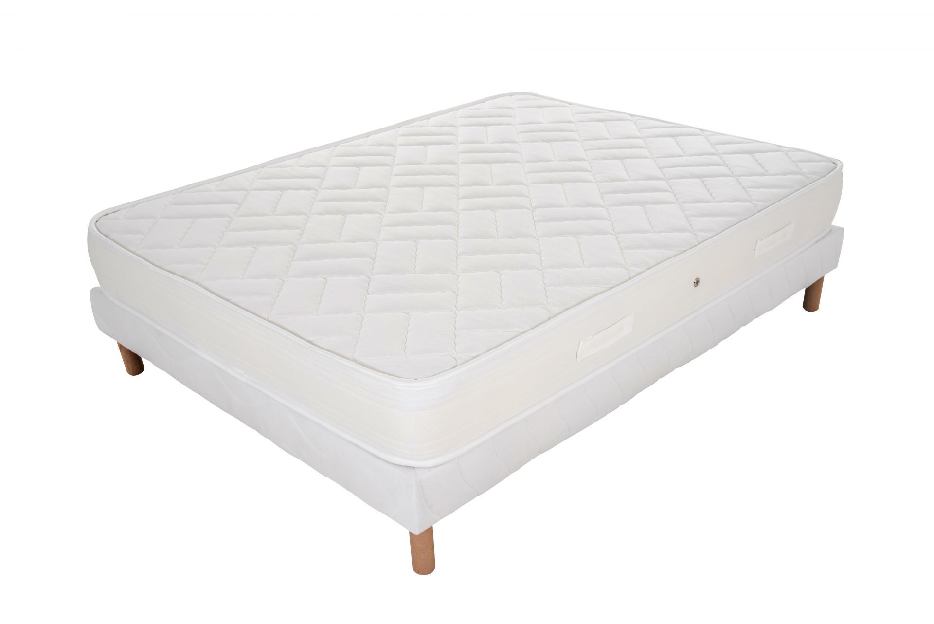 Ensemble Matelas Mousse Zen + Sommier 140x190 Hauteur 20cm