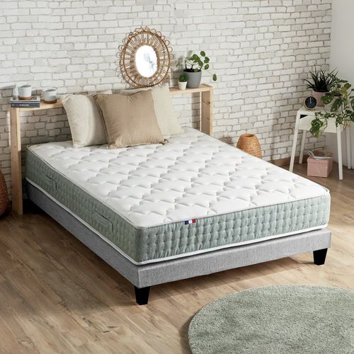 Ensemble Matelas Ressort 7 Zones Face Hiver/Et Diffrente 140x190