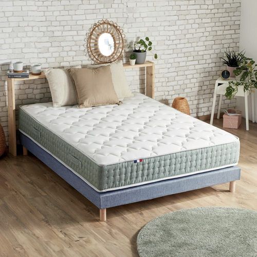 Ensemble Matelas Ressort 7 Zones Face Hiver/Et Diffrente 140x190