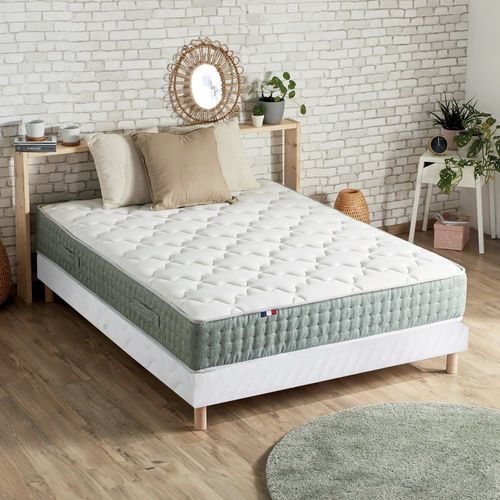 Ensemble Matelas Ressort 7 Zones Face Hiver/Et Diffrente 160x200