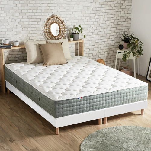 Ensemble Matelas Ressort 7 Zones Face Hiver/Et Diffrente 2x80x200