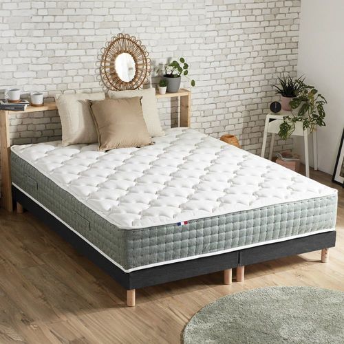 Ensemble Matelas Ressort 7 Zones Face Hiver/Et Diffrente 2x80x200
