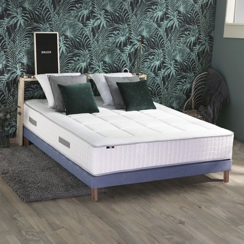 Ensemble Matelas Ressorts 7 Zones Sommier 160x200