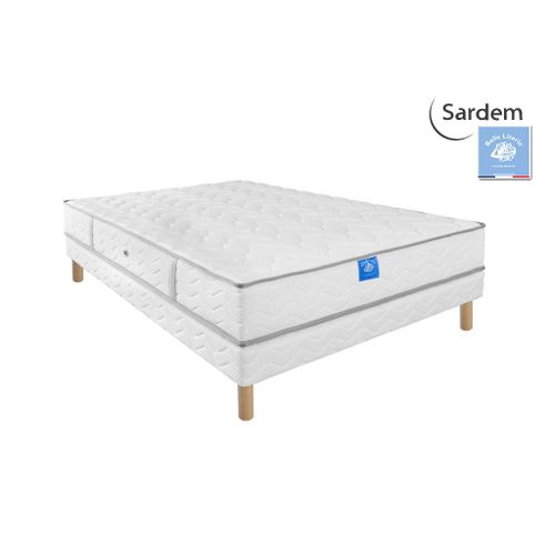 Ensemble Matelas Sardem Belle Literie Intimit + Sommier Tapissier 160x200