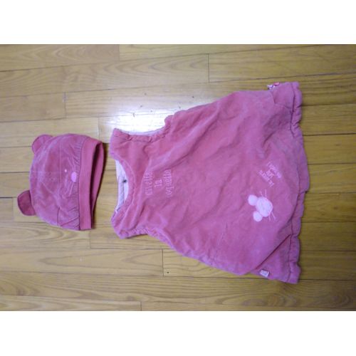 Ensemble Robe Matelasse Et Bonnet Tim Pouce Taille 18 Mois