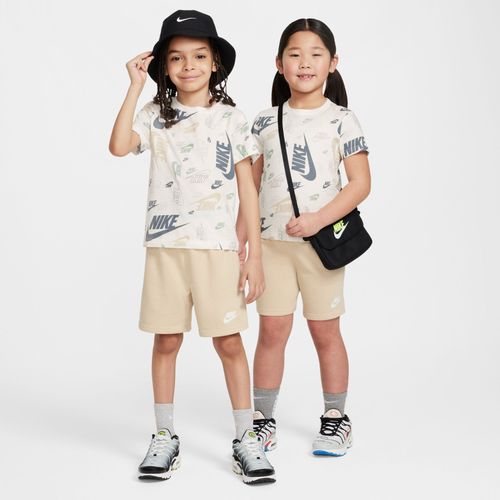 Ensemble T-Shirt Imprim Et Short En Molleton Lger Nike Pour Enfant - Marron - 7