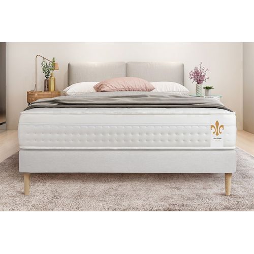 Ensemble Vingt-Huit 140 X 200 Cm Sommier Kit Blanc