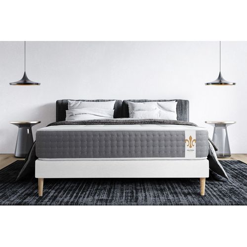 Ensemble Vingt-Six 140 X 200 Cm Sommier Kit Blanc