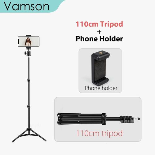 ensemble VLS02C-110cm - trpied de tlphone, monopode pour appareil photo, Smartphone, support de projecteur Canon VLS02C