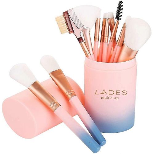 Ensembles De Pinceaux De Maquillage - 12 Pinceaux De Maquillage Pour Fond De Teint Fard  Paupires Sourcils Eyeliner Fard  Joues Poudre Correcteur Contour