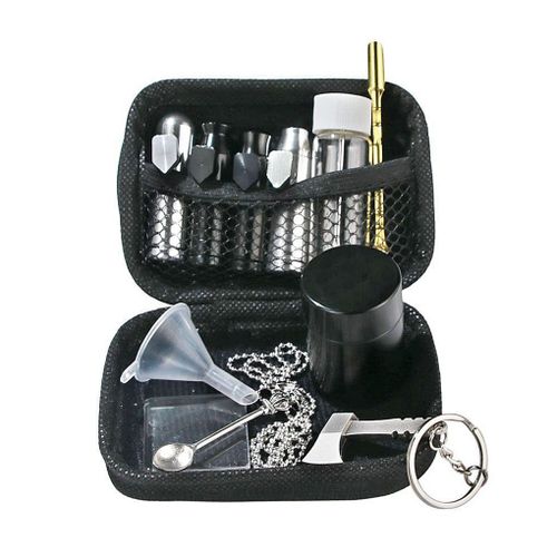 Entonnoir Distributeur De Bouteille De Tabac  Priser En Plastique, Cuillre, Utilisation De Voyage, Kit D'accessoires, Fournitures D'quipement De Tabac  Priser, 12 Pices Par Ensemble