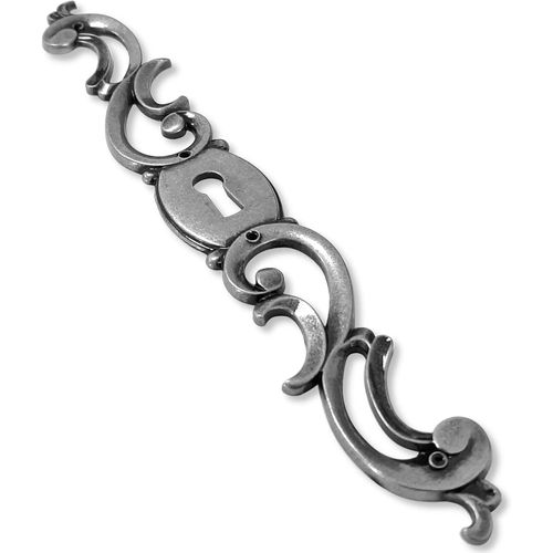 Entre De Cl Coq Main Droite Argent Zamak Vieux Fer Vintage Rustique Antique Meuble Ancien Porte Clef Tiroir