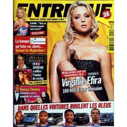 Entrevue N 192 Du 01/07/2008 - Virginie Efira - Secret Story   -   Isabelle - La Banque Qui Fiche Ses Clients  -   Bnp Paribas   -   Surtout Les Maghrebins - L'ile De La Tentation - George Clooney Et Son Ex - Dans Quelles Voitures Roulent Les Ble...