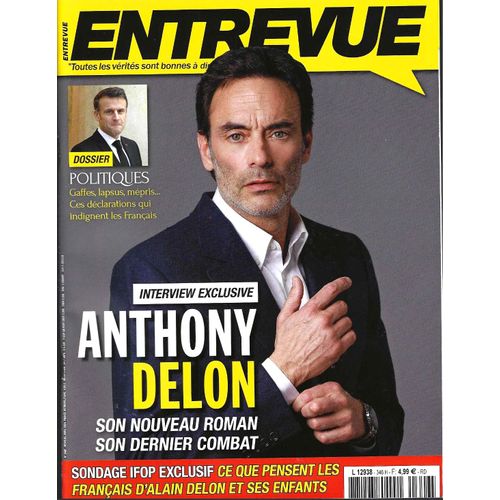 Entrevue N 346 D'Avril 2024 - Anthony Delon / Daniel Guichard/Claude Francois/Snoop Dogg/Anthony Colette/Francky Vincent