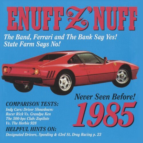 Enuff Z'nuff - 1985 (Blue & Red Starburst) [Vinyl] Blue, Colored Vinyl, Red, Rei - Enuff Z'nuff