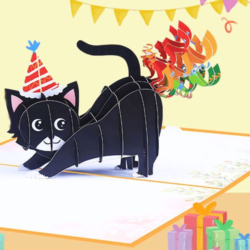 Enveloppes Cartes De Vministriels X 3d 5x7, Carte D'anniversaire, Bateau, Chat Noir, Cartes Postales, Vpn, Rire