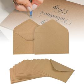 Enveloppe Cadeau 10 Pièces Enveloppes en Papier Kraft Les Cartes