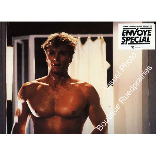 Envoy Spcial - Cover Up : Jeu De Photos D'exploitation Cinmatographique - Format 24x30 Cm - De Manny Coto Avec Dolph Lundgren, Louis Gossett Jr., John Finn - 1990