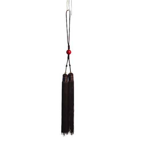 pe En Soie Glace Avec Pompon,Style Ancien,Court,Tai Chi,Divers Styles Et Couleurs - Type Brown #C