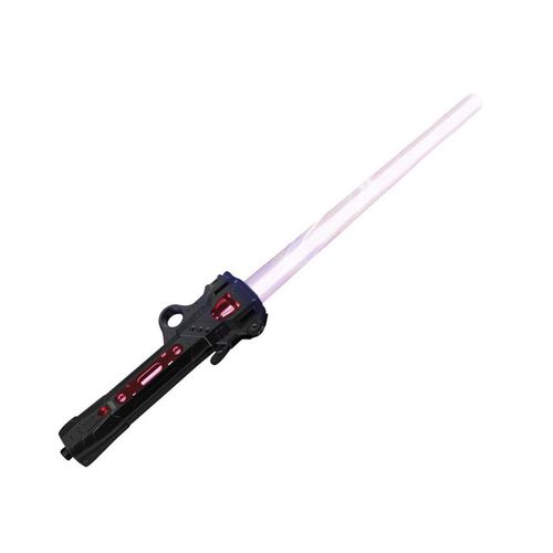 pe Laser Rtractable  Lumire Led, Sabre Lumineux Avec Son Fx Noir, 1 Pice