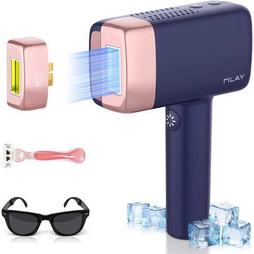 pilateur  Lumire Pulse Avec 0,5 Sec/Flash, Systme De Refroidissement Pour Une pilation Lumire Pulse Sans Douleur, nergie Max 20j Pour L'pilation Du Bikini, Du Visage Et Des Aisselles