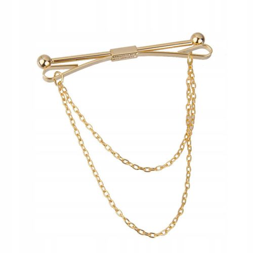 pingles  Cravate Formelles Pour Hommes, Fermoir  Pince  Cravate, Mariage, Or Avec Chane