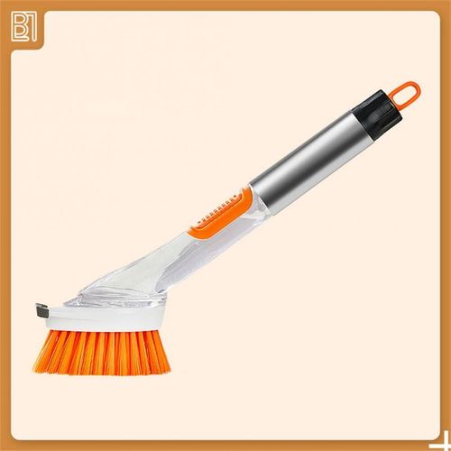 ponge  Ajout Automatique De Liquide, Bol De Vaisselle, Brosse De Lavage, Huile Antiadhsive, Brosse De Nettoyage De Cuisine, Outil De Nettoyage  Long Manche