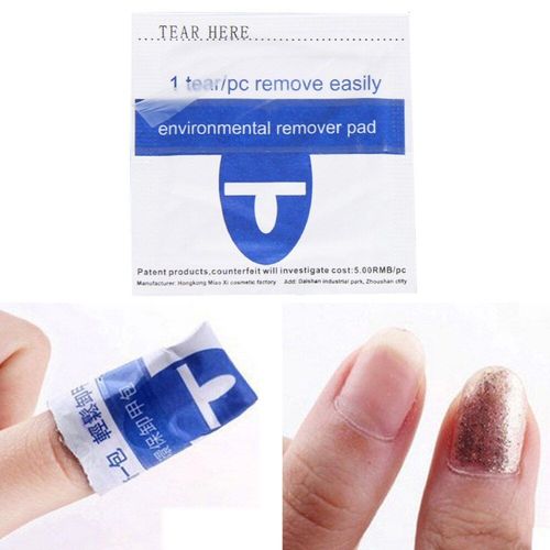 ponge De Nettoyage Des Ongles En Actone, Enveloppe De Nettoyage Des Ongles, Dissolvant De Vernis  Ongles Gel Uv, Outils D'art Des Ongles, 200
