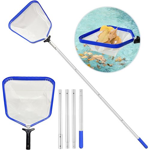puisette De Surface Pour Piscine,Professionnelle Piscine puisette Avec Tlescopique Poigne,Filet De Nettoyage De Piscine,Filet  Mailles Fines puisette Piscine,Skimmer Piscine,Pour Piscine,Spas