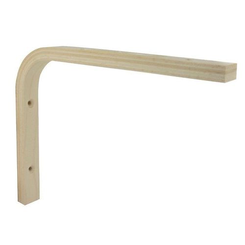 Equerre Multiplis Bois Brut Naturel, H.15 X P.20 Cm
