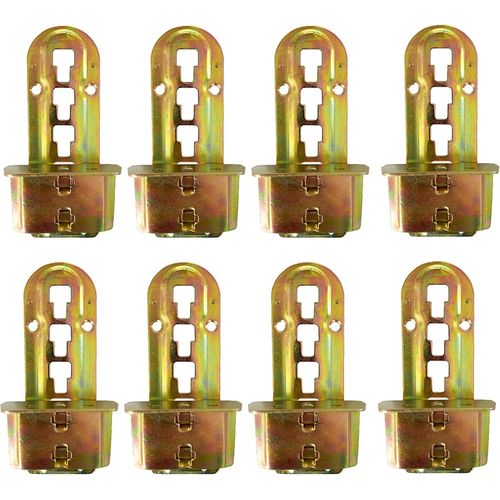 querres De Lit Equerre Rglable En Metal Pour Lit querre De Fixation Pour Cadre De Lit  Lattes Et Sa Barre Centrale Connecteurs Raccord Pour Meuble Chrom Jaune Lot De 8