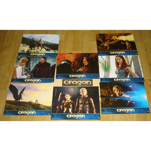 Eragon - Jeu De 8 Photos D'exploitation Cinmatographique - Format 21x28 Cm - Un Film De Stefen Fangmeier Avec Edward Speleers, Jeremy Irons, Sienna Guillory, John Malkovich - Anne 2006